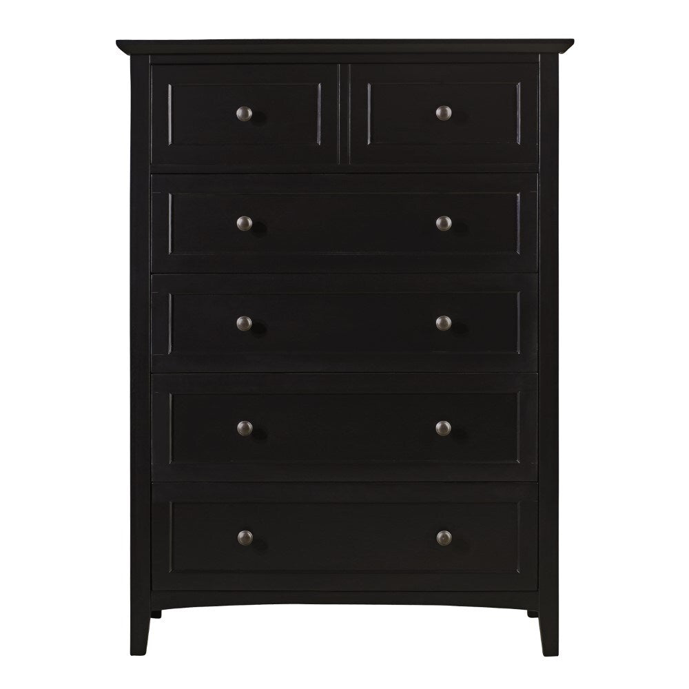 Modus Furniture - Paragon Five Drawer Chest in Black - 4N0284 veiw 3