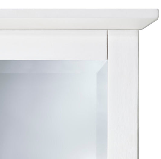 Modus Furniture - Paragon Beveled Glass Mirror in White - 4NA483 veiw 2