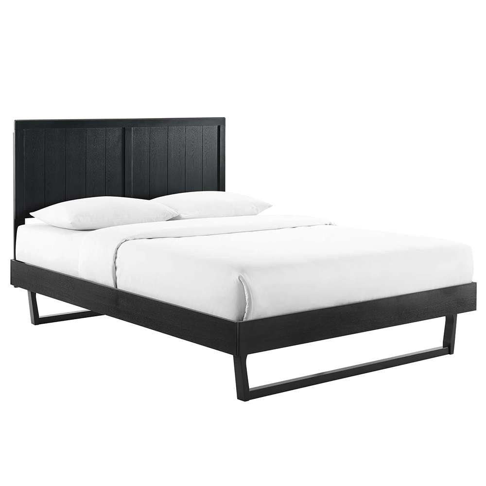 Modway - Alana Full Wood Platform Bed With Angular Frame - MOD-6616-BLK veiw 1
