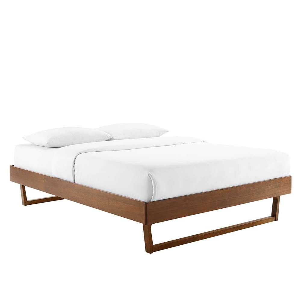 Modway - Billie King Wood Platform Bed Frame - MOD-6215-WAL veiw 1