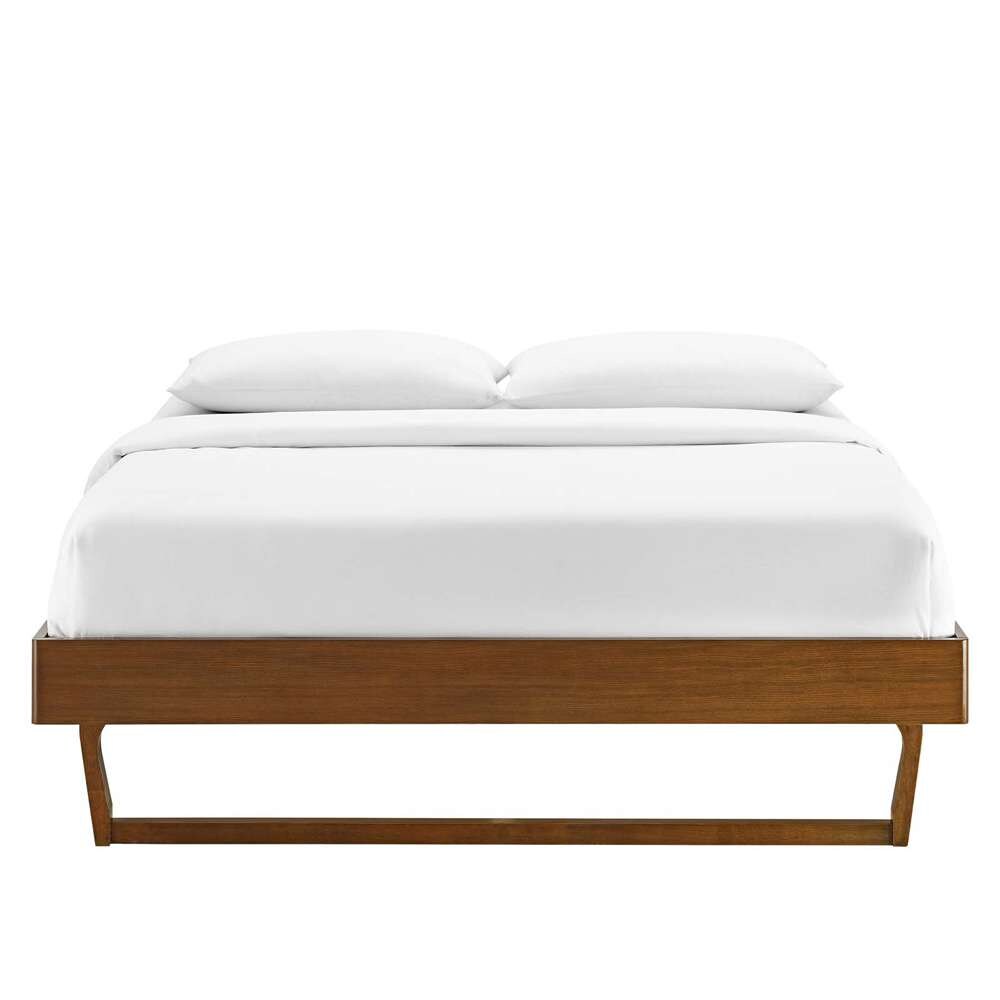 Modway - Billie King Wood Platform Bed Frame - MOD-6215-WAL veiw 5