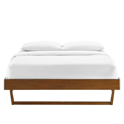 Modway - Billie King Wood Platform Bed Frame - MOD-6215-WAL veiw 5