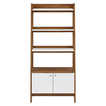 Modway - Bixby 33in Bookshelf - EEI-4656-WAL-WHI veiw 4