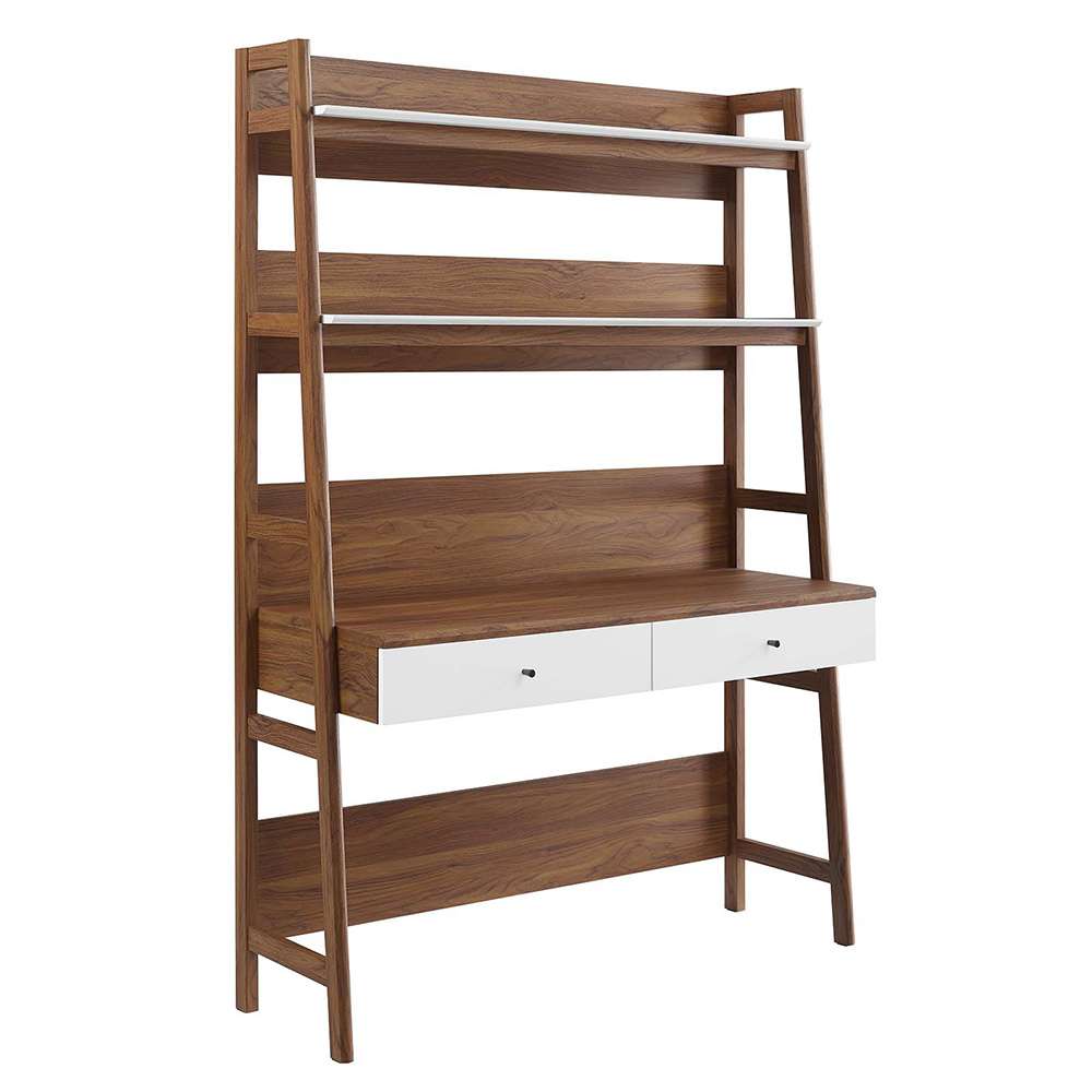 Modway - Bixby Office Desk - EEI-6073-WAL-WHI veiw 1