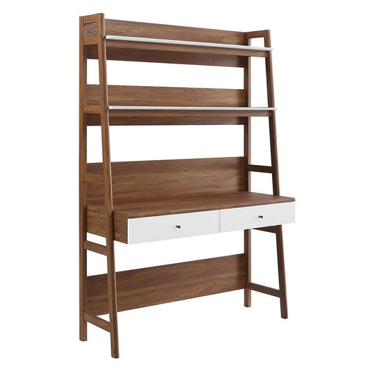 Modway - Bixby Office Desk - EEI-6073-WAL-WHI veiw 1
