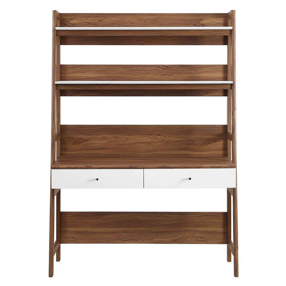 Modway - Bixby Office Desk - EEI-6073-WAL-WHI veiw 4