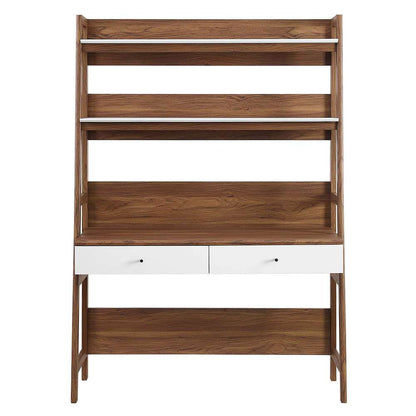 Modway - Bixby Office Desk - EEI-6073-WAL-WHI veiw 4