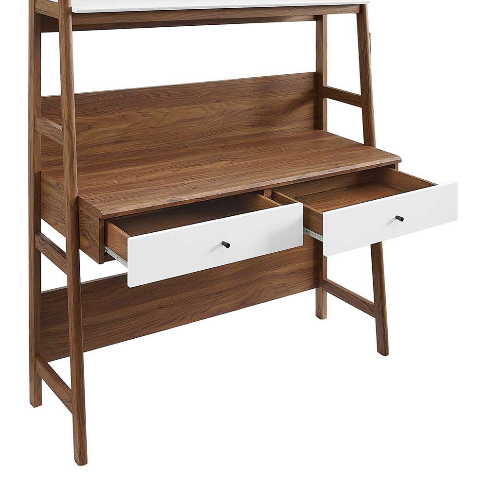 Modway - Bixby Office Desk - EEI-6073-WAL-WHI veiw 5
