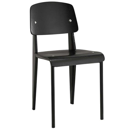 Modway - Cabin Dining Side Chair - EEI-214-BLK-BLK veiw 1