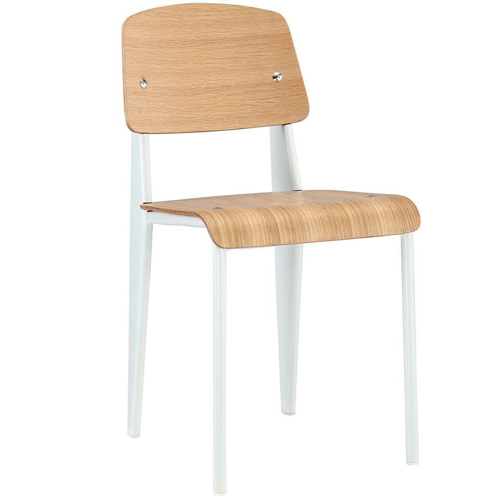 Modway - Cabin Dining Side Chair - EEI-214-NAT-WHI veiw 1