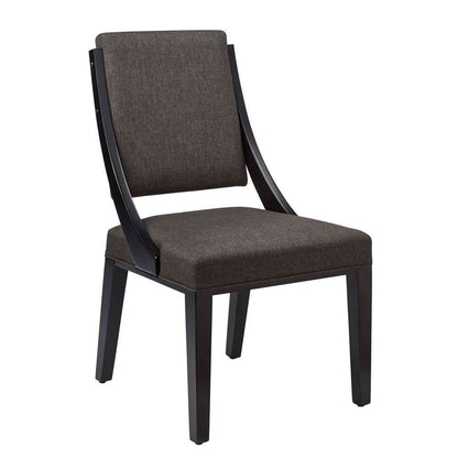 Modway - Cambridge Upholstered Fabric Dining Chairs - (Set of 2) - EEI-4553-GRY veiw 3