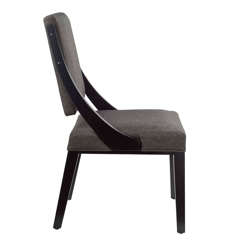 Modway - Cambridge Upholstered Fabric Dining Chairs - (Set of 2) - EEI-4553-GRY veiw 4
