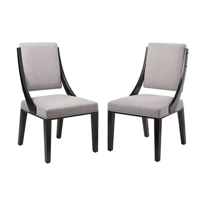 Modway - Cambridge Upholstered Fabric Dining Chairs - (Set of 2) - EEI-4553-LGR veiw 1