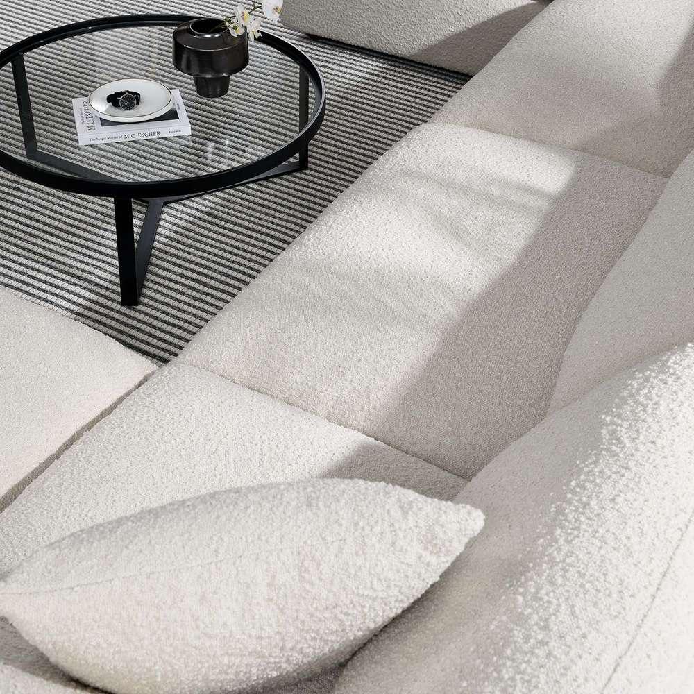 Modway - Commix Down Filled Overstuffed Boucle 6-Piece Sectional Sofa in Ivory - EEI-6366-IVO veiw 4
