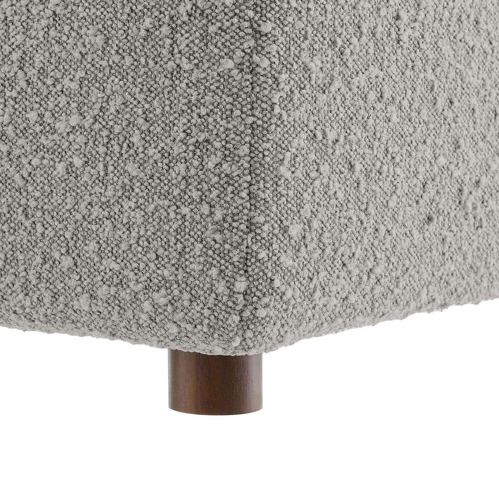 Modway - Commix Down Filled Overstuffed Boucle Fabric Armless Chair in Light Gray - EEI-6257-LGR veiw 6