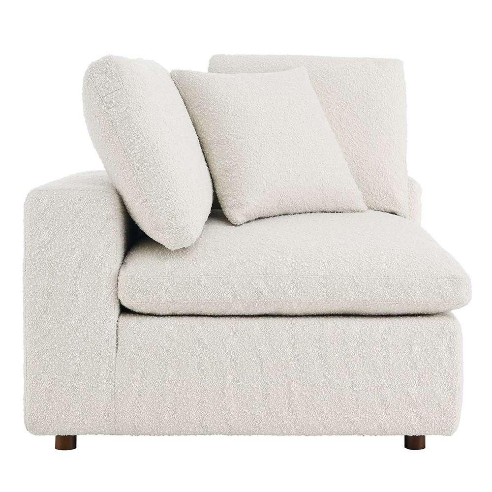 Modway - Commix Down Filled Overstuffed Boucle Fabric Corner Chair - EEI-6259-IVO veiw 1