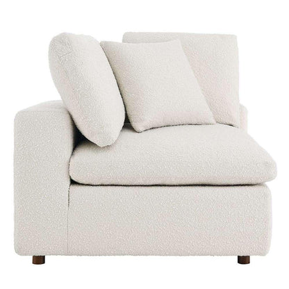 Modway - Commix Down Filled Overstuffed Boucle Fabric Corner Chair - EEI-6259-IVO veiw 1