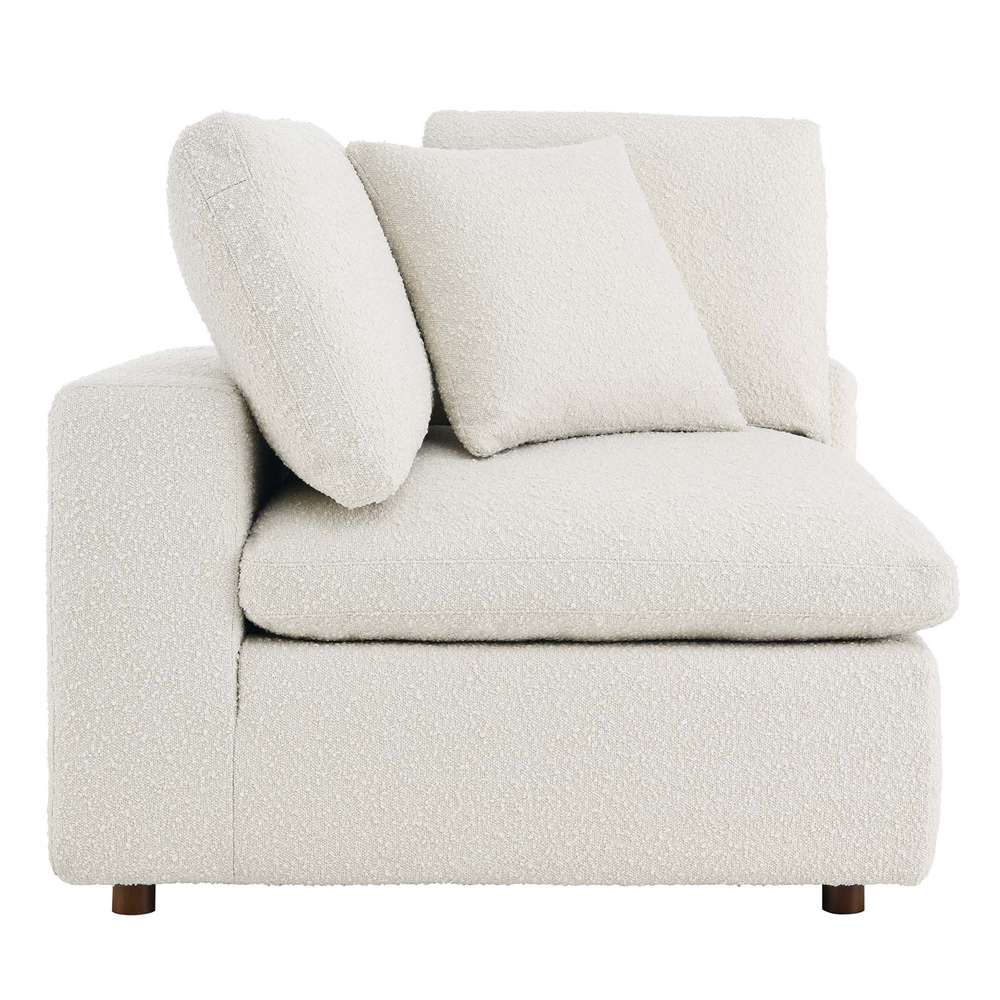 Modway - Commix Down Filled Overstuffed Boucle Fabric Corner Chair - EEI-6259-IVO veiw 2