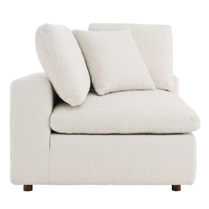 Modway - Commix Down Filled Overstuffed Boucle Fabric Corner Chair - EEI-6259-IVO veiw 2