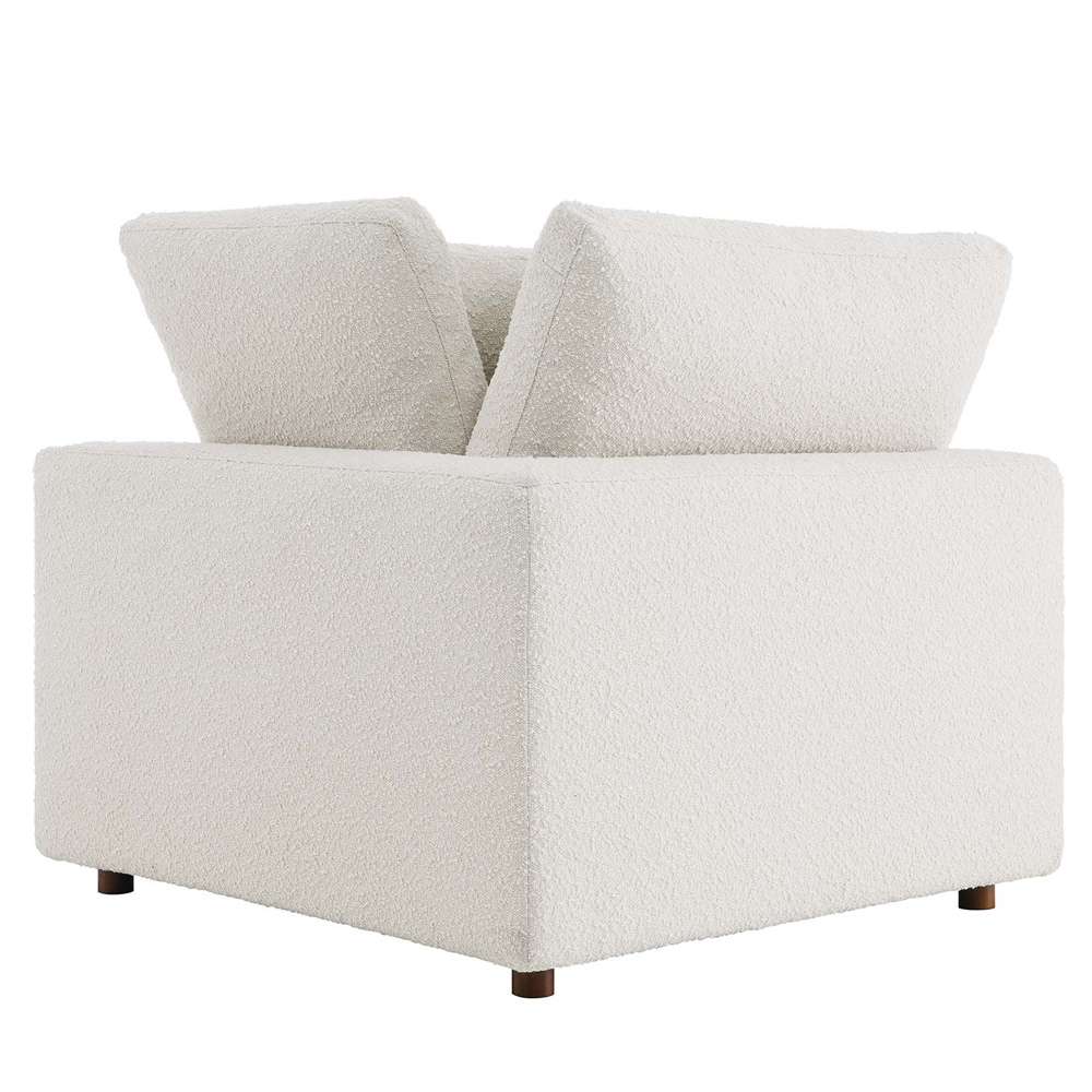 Modway - Commix Down Filled Overstuffed Boucle Fabric Corner Chair - EEI-6259-IVO veiw 3