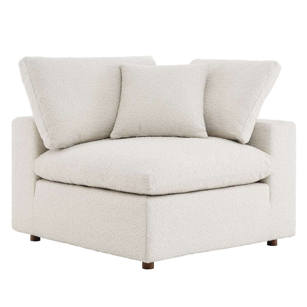 Modway - Commix Down Filled Overstuffed Boucle Fabric Corner Chair - EEI-6259-IVO veiw 4