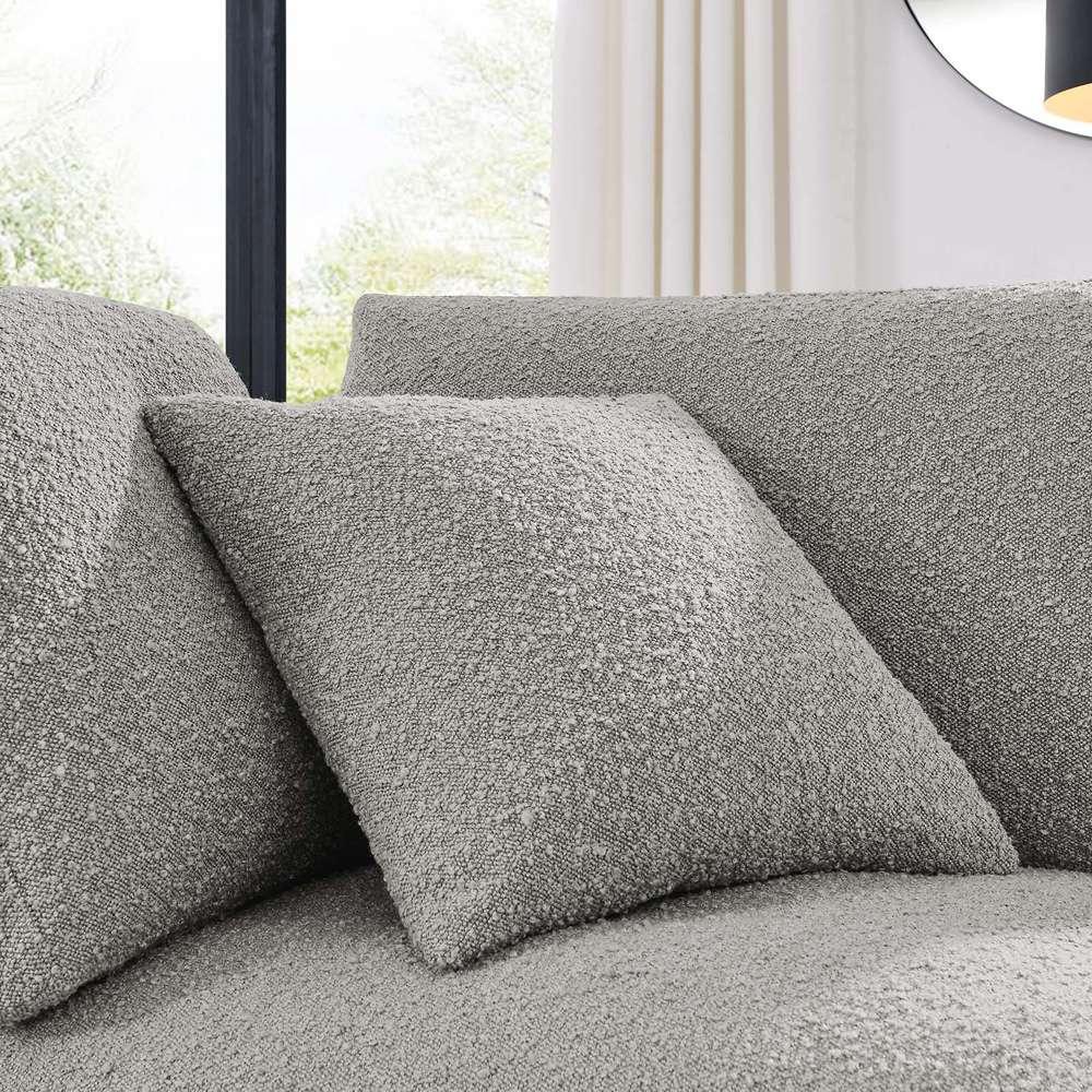 Modway - Commix Down Filled Overstuffed Boucle Fabric Corner Chair in Light Gray - EEI-6259-LGR veiw 6