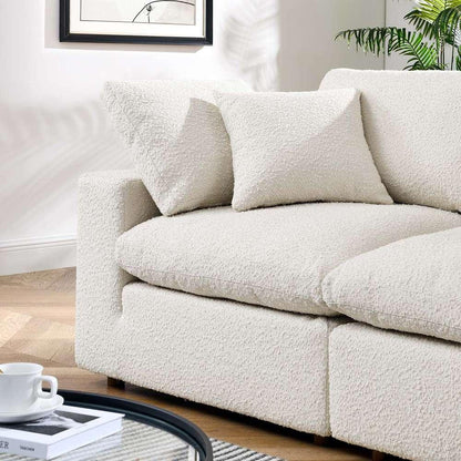 Modway - Commix Down Filled Overstuffed Boucle Fabric Loveseat - EEI-6361-IVO veiw 4