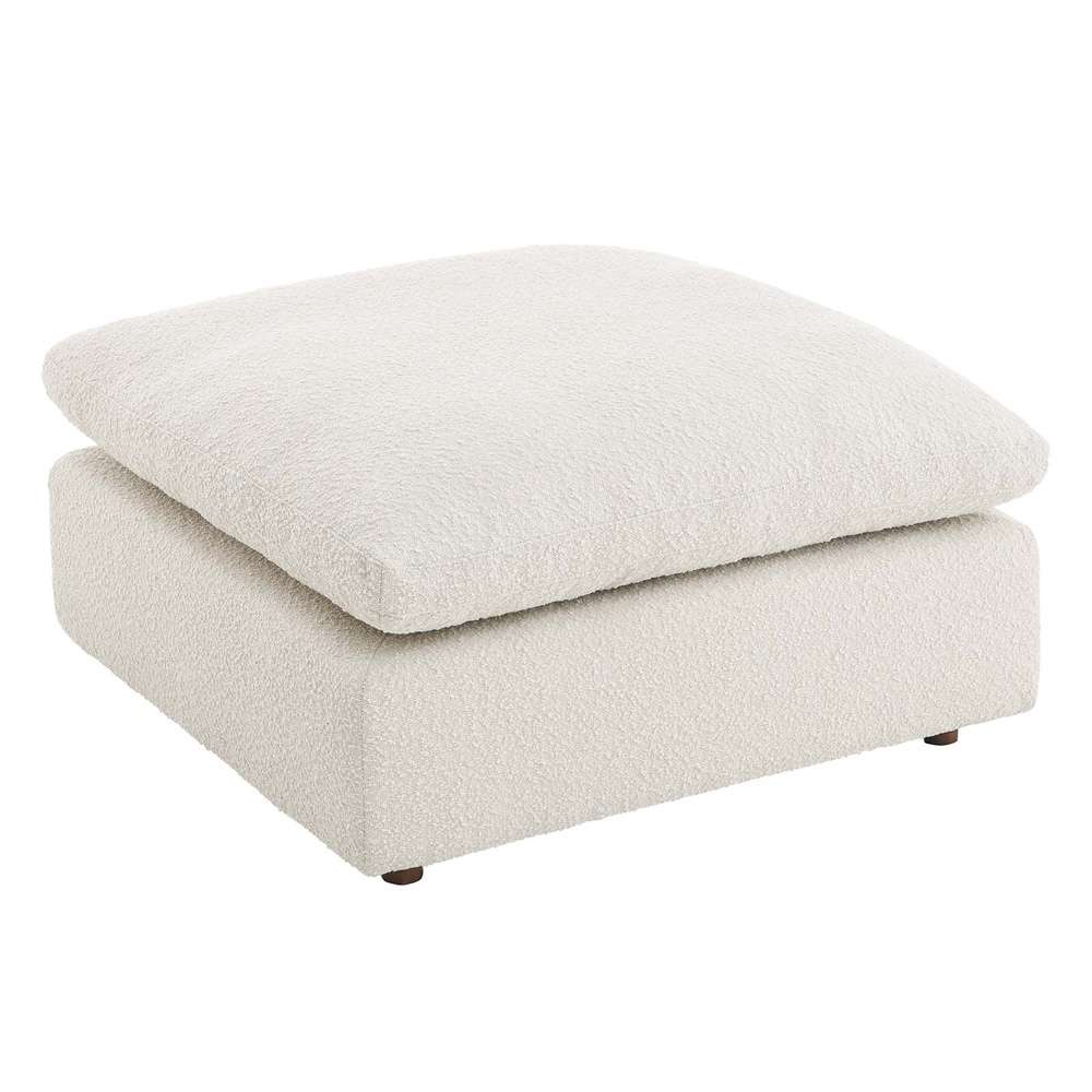 Modway - Commix Down Filled Overstuffed Boucle Fabric Ottoman - EEI-6258-IVO veiw 3
