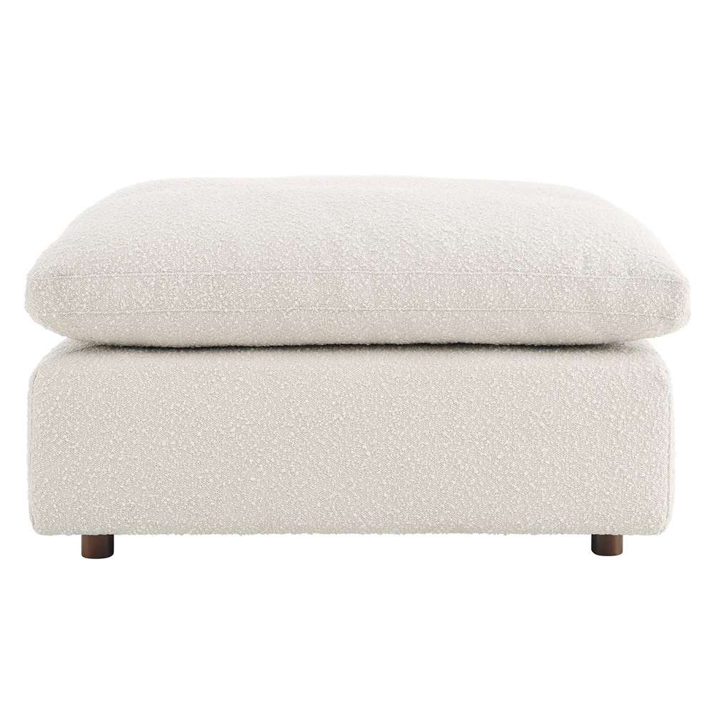 Modway - Commix Down Filled Overstuffed Boucle Fabric Ottoman - EEI-6258-IVO veiw 4