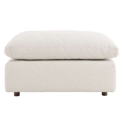 Modway - Commix Down Filled Overstuffed Boucle Fabric Ottoman - EEI-6258-IVO veiw 4