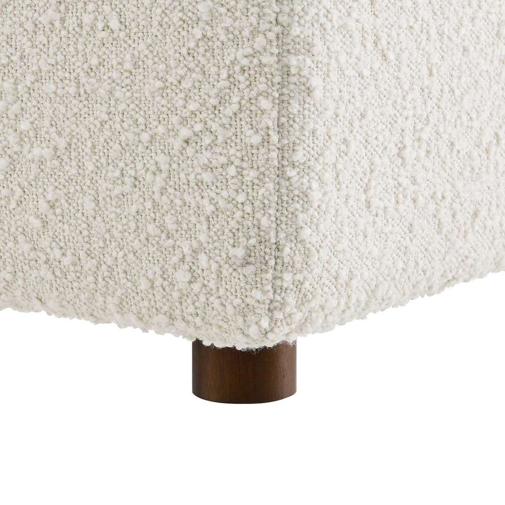 Modway - Commix Down Filled Overstuffed Boucle Fabric Ottoman - EEI-6258-IVO veiw 5
