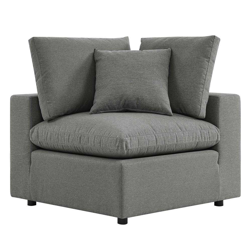 Modway - Commix Overstuffed Outdoor Patio Corner Chair - EEI-4904-CHA veiw 1