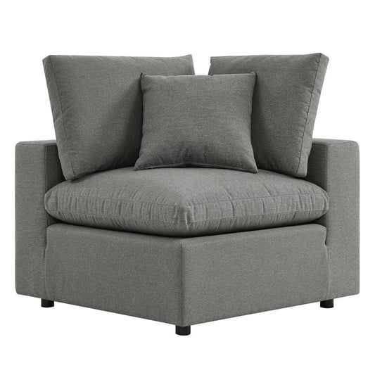 Modway - Commix Overstuffed Outdoor Patio Corner Chair - EEI-4904-CHA veiw 2