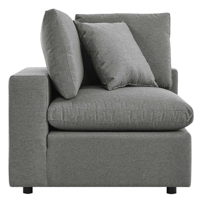 Modway - Commix Overstuffed Outdoor Patio Corner Chair - EEI-4904-CHA veiw 4