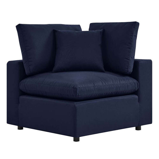 Modway - Commix Overstuffed Outdoor Patio Corner Chair - EEI-4904-NAV veiw 2