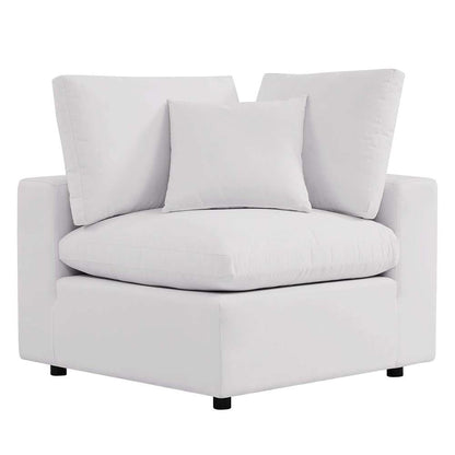 Modway - Commix Overstuffed Outdoor Patio Corner Chair - EEI-4904-WHI veiw 1