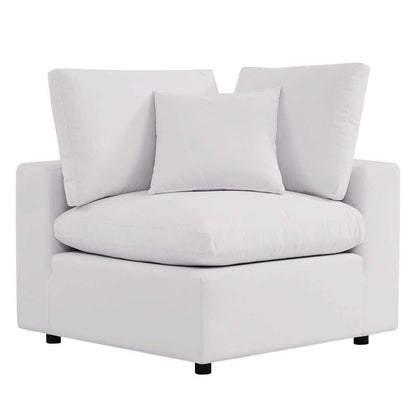 Modway - Commix Overstuffed Outdoor Patio Corner Chair - EEI-4904-WHI veiw 2