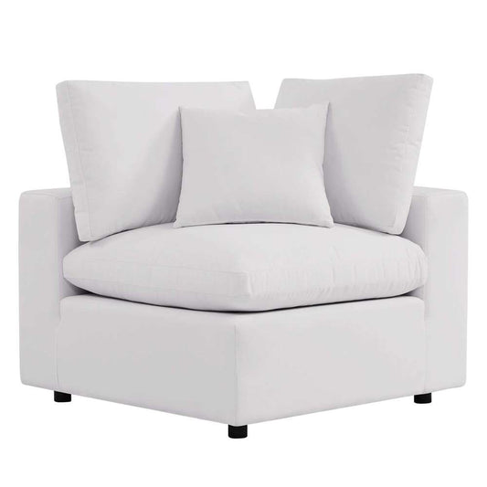 Modway - Commix Overstuffed Outdoor Patio Corner Chair - EEI-4904-WHI veiw 2