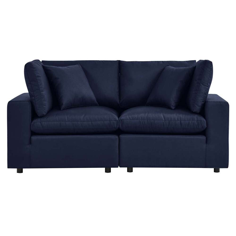 Modway - Commix Overstuffed Outdoor Patio Loveseat - EEI-5576-NAV veiw 2