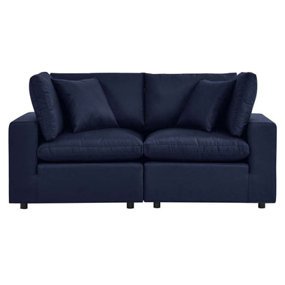 Modway - Commix Overstuffed Outdoor Patio Loveseat - EEI-5576-NAV veiw 2