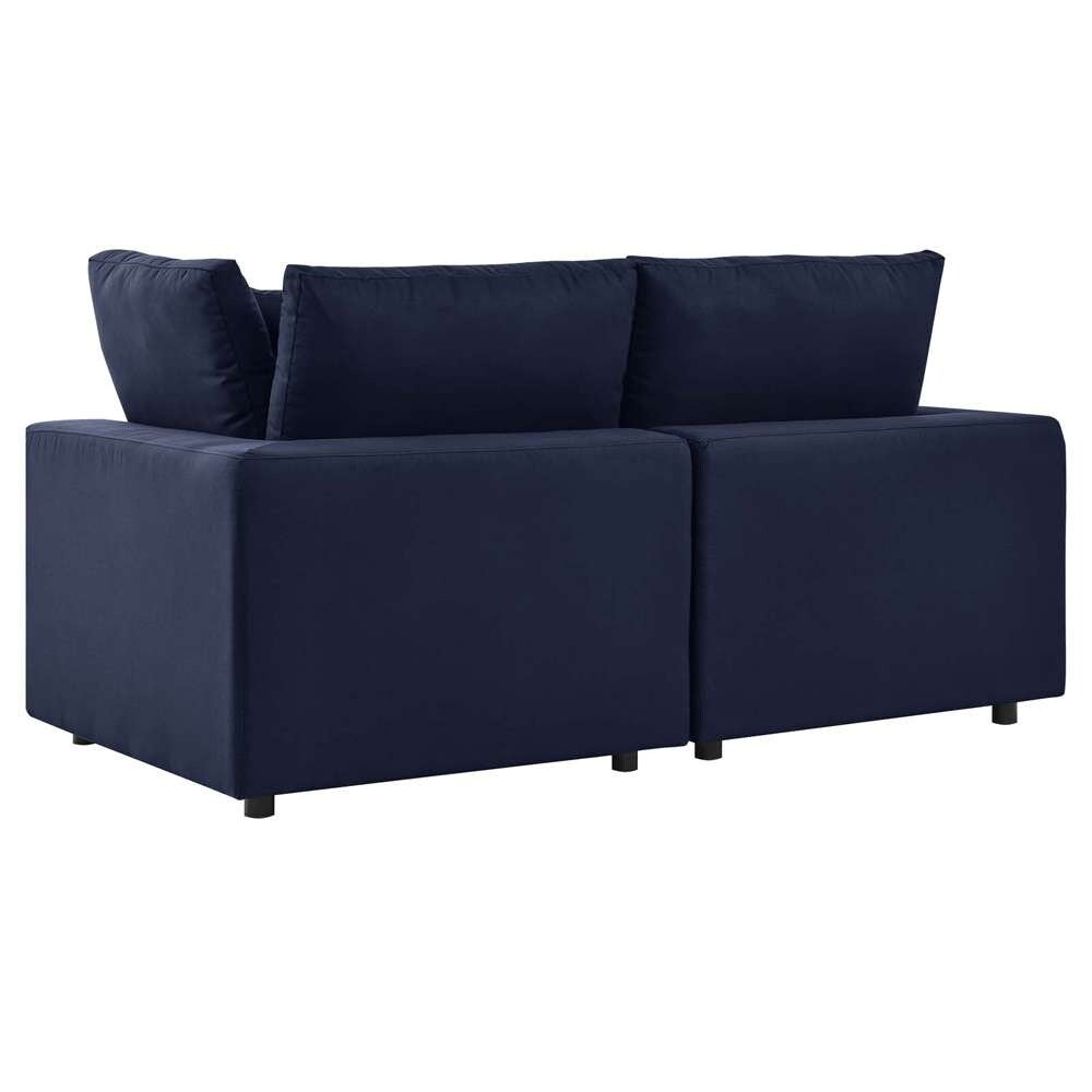 Modway - Commix Overstuffed Outdoor Patio Loveseat - EEI-5576-NAV veiw 4