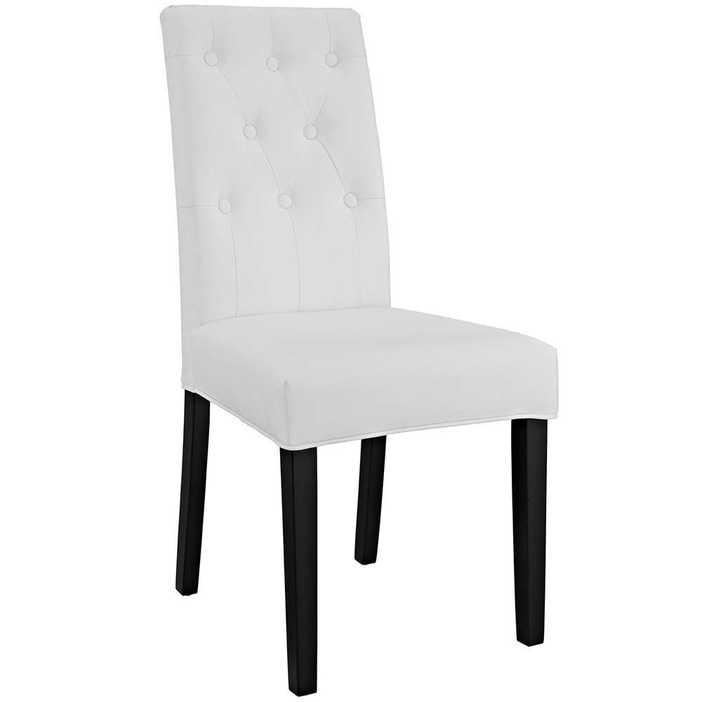 Modway - Confer Dining Vinyl Side Chair - EEI-1382-WHI veiw 1