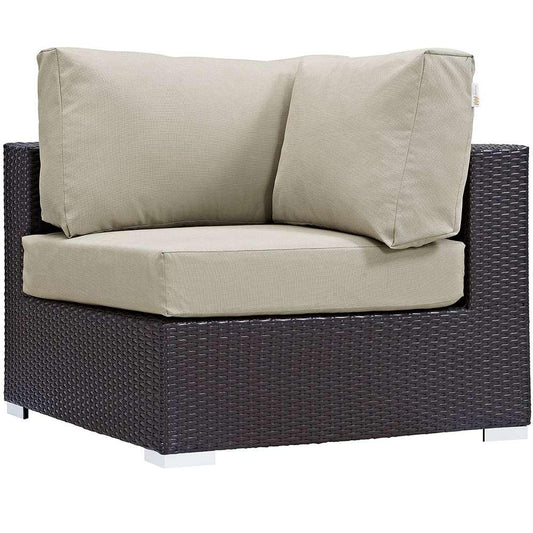 Modway - Convene Outdoor Patio Corner - EEI-1840-EXP-BEI veiw 1