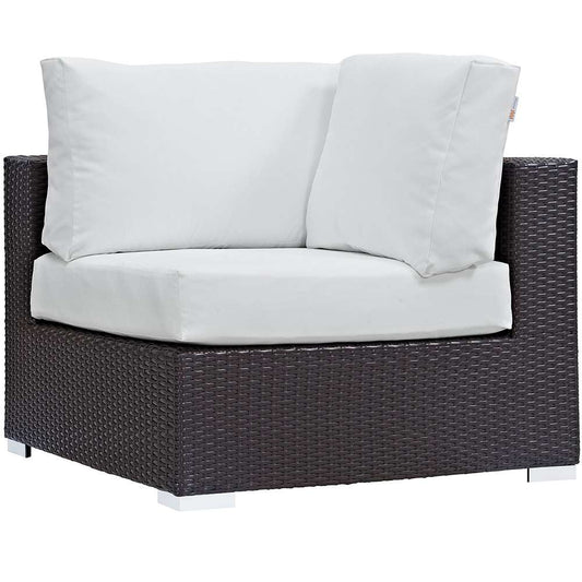 Modway - Convene Outdoor Patio Corner - EEI-1840-EXP-WHI veiw 1