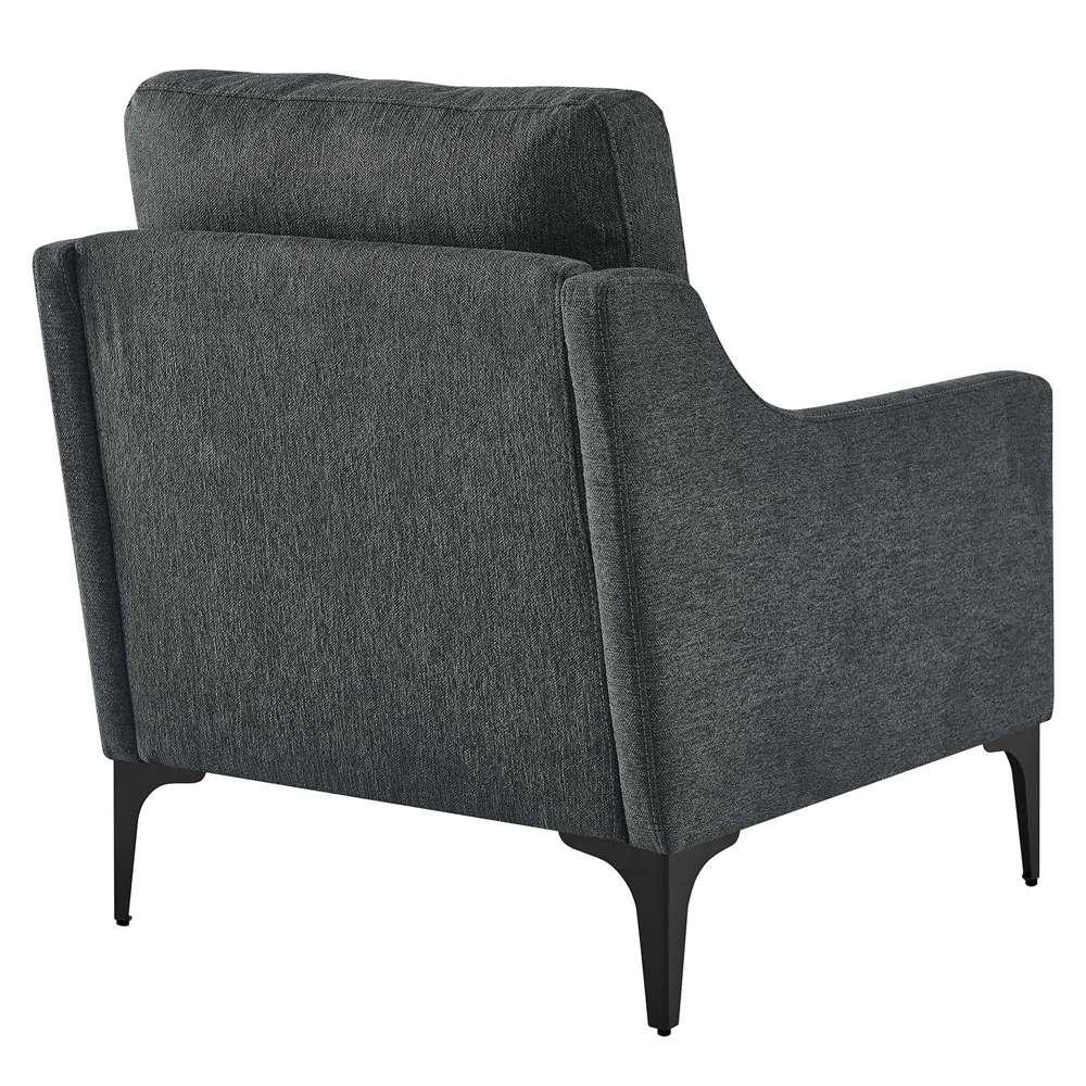 Modway - Corland Upholstered Fabric Armchair - EEI-6023-CHA veiw 4