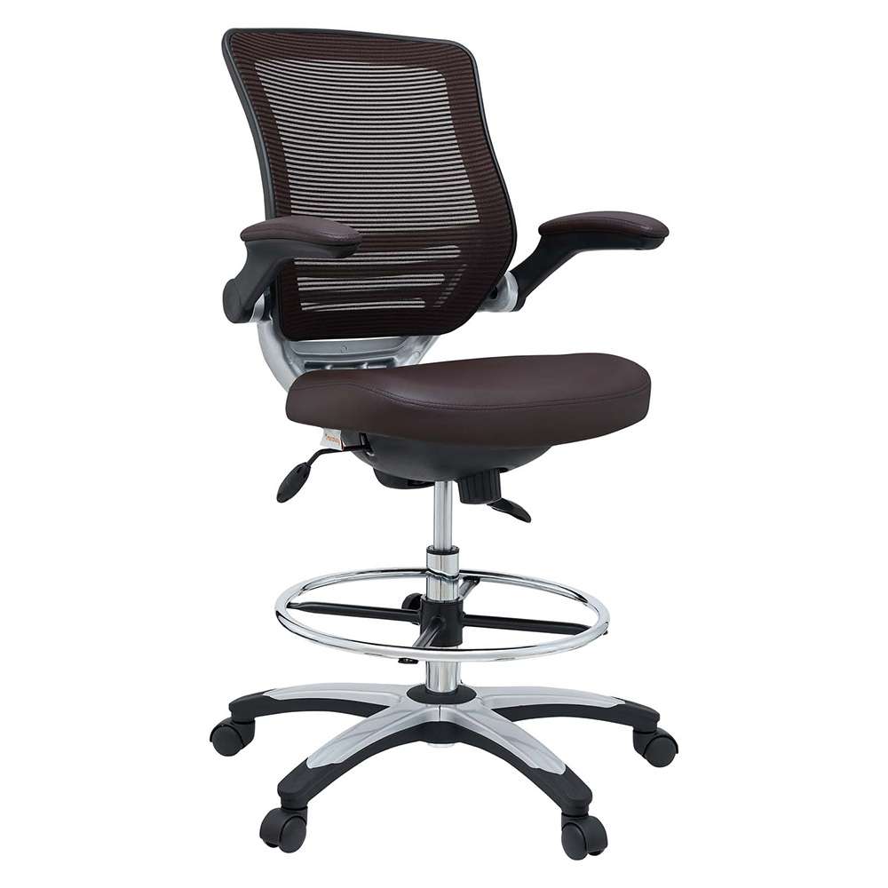 Modway - Edge Drafting Chair - EEI-211-BRN veiw 1
