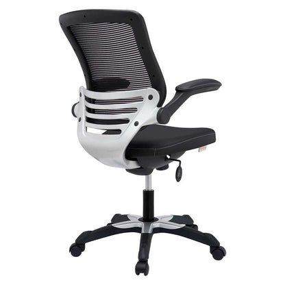 Modway - Edge Vinyl Office Chair - EEI-595-BLK veiw 4
