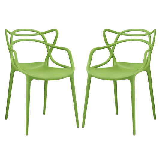 Modway - Entangled Dining Set (Set of 2) - EEI-2347-GRN-SET veiw 1