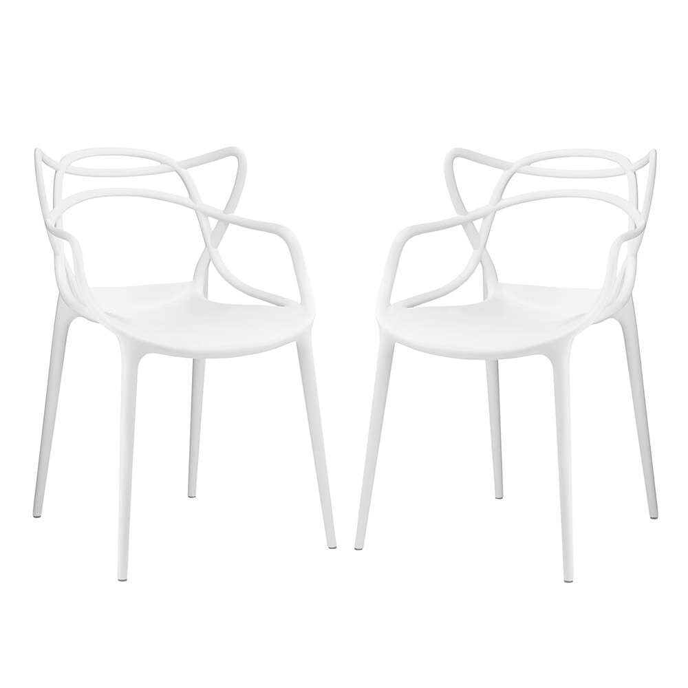 Modway - Entangled Dining Set (Set of 2) - EEI-2347-WHI-SET veiw 1