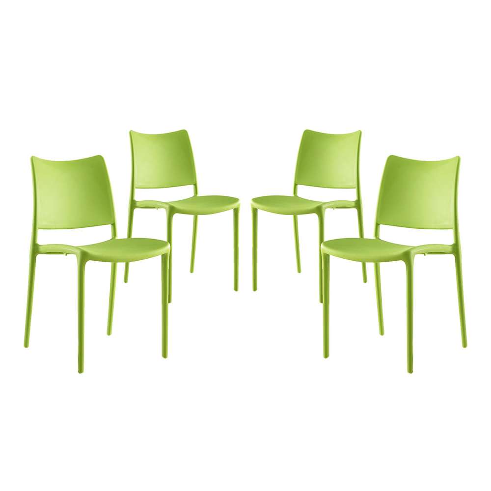 Modway - Hipster Dining Side Chair (Set of 4) - EEI-2425-GRN-SET veiw 1